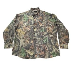 RedHead Mens 2XL Advantage Timber Camo Button Down Hunting Shirt Long Sleeve